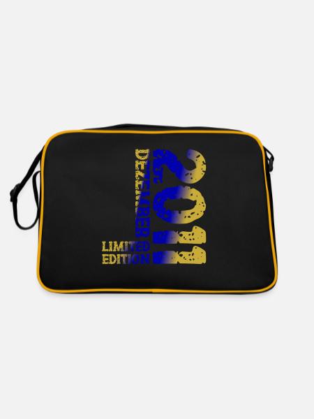 2011 Décembre Édition Limitée 12e Anniversaire Décoration - Sac Retro - noir/or - Dos