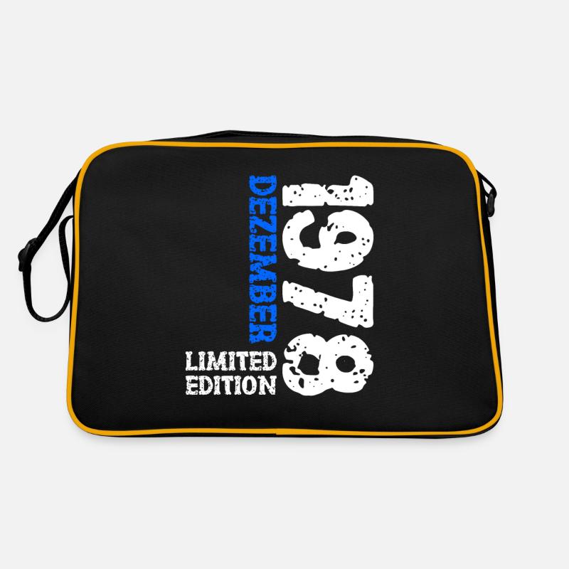 1978 Dezember Limited Edition 45. Geburtstag Deko Retro Tasche