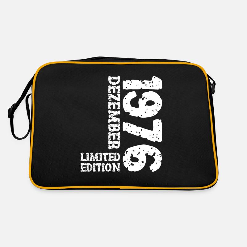1976 Dezember Limited Edition 47. Geburtstag Deko Retro Tasche