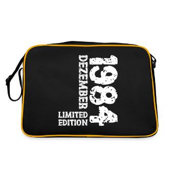 1984 décembre édition limitée 39e anniversaire décoration - Sac Retro - noir/or - Dos