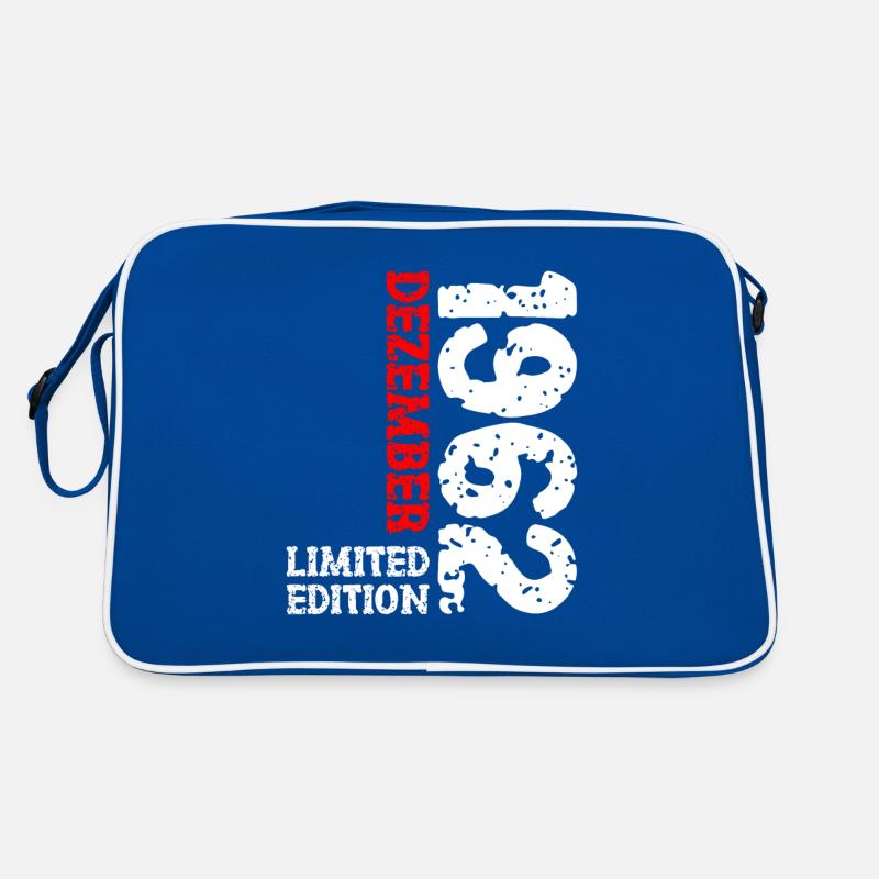1962 Dezember Limited Edition 61. Geburtstag Deko Retro Tasche