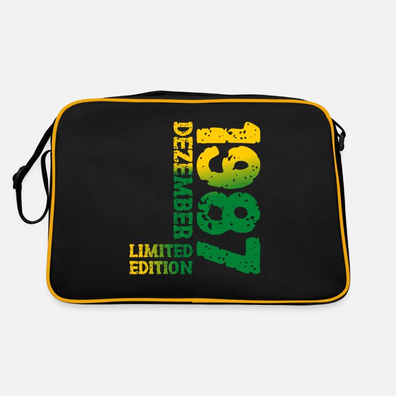 1987 décembre édition limitée 36e anniversaire décoration Sac Retro
