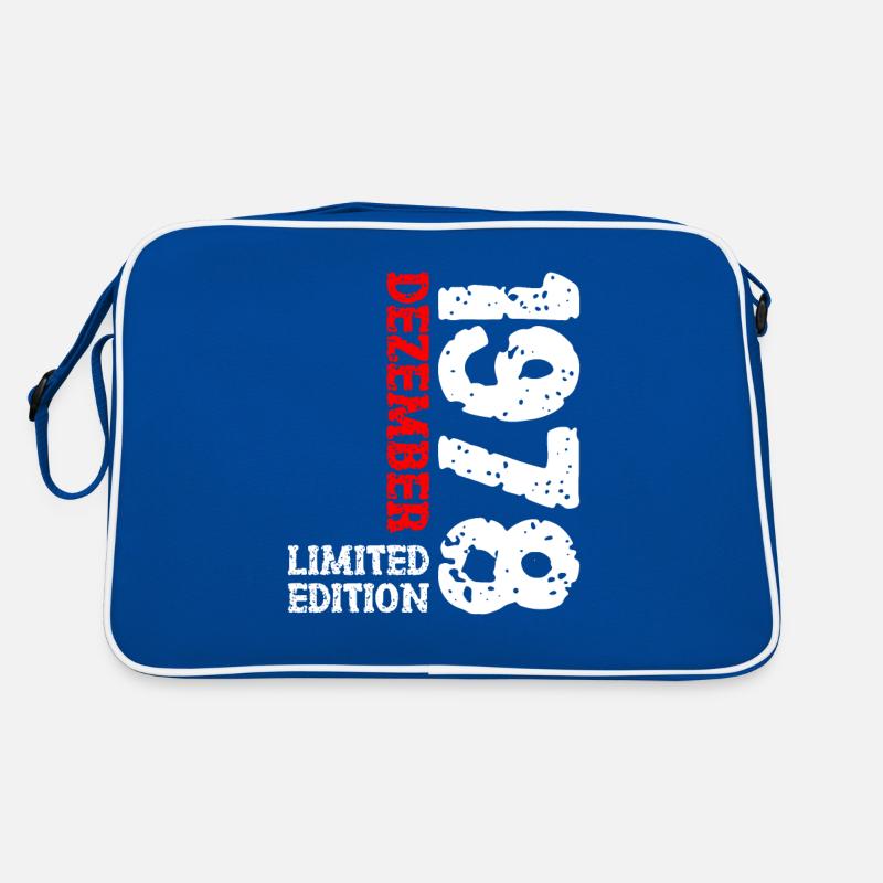 1978 Dezember Limited Edition 45. Geburtstag Deko Retro Tasche