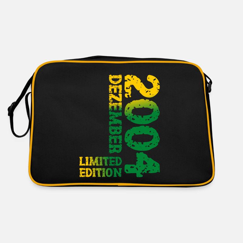 2004 Dezember Limited Edition 19. Geburtstag Deko Retro Tasche
