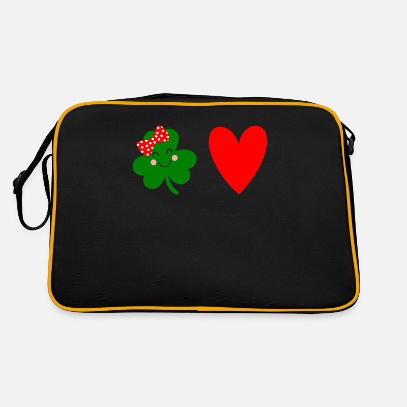 St Patricks Day Accessories Ireland Shamrock Decoration Retro Bag