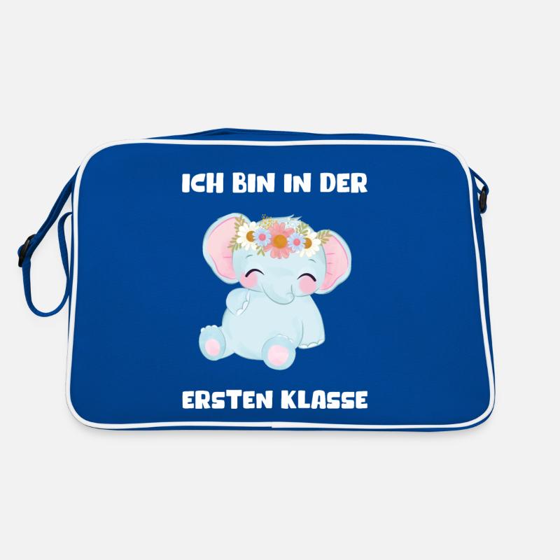 Mädchen Einschulung 2023 Schulbeginn Schulkind Retro Tasche