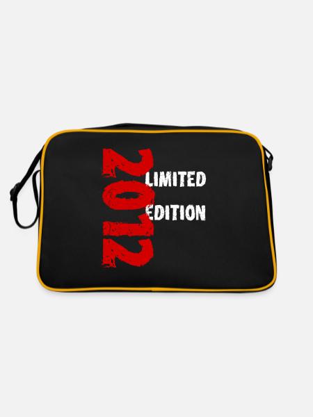 2012 Édition Limitée Anniversaire Cadeau Femme Mari - Sac Retro - noir/or - Dos