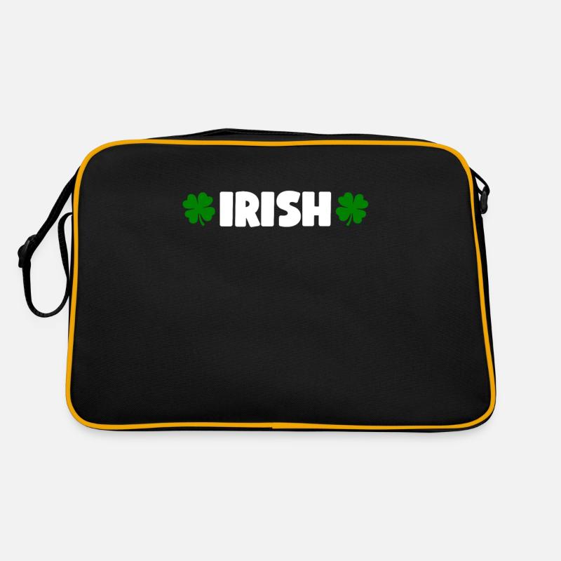 St Patricks Day Accessoires Ireland Shamrock Deko Retro Tasche