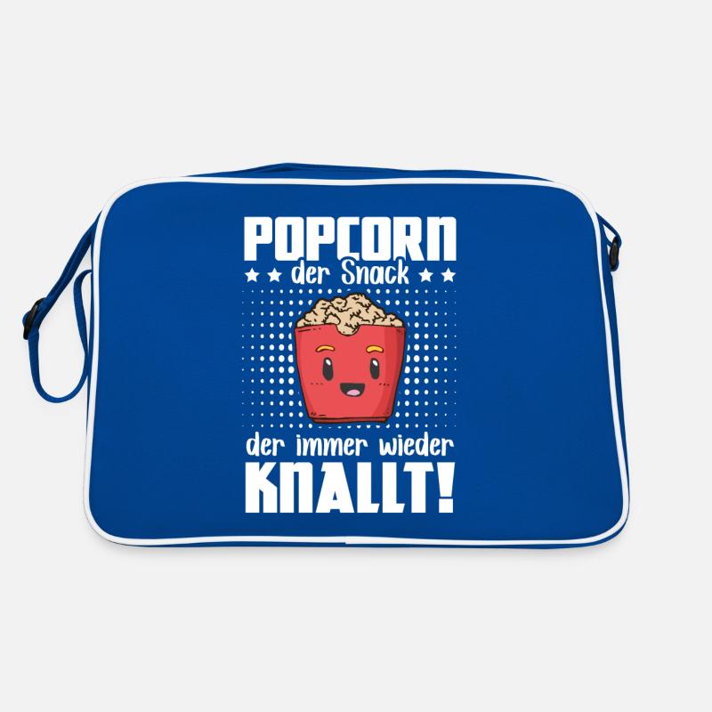 Popcorn Snack Knalt - Machine à pop-corn Soirée cinéma Sac Retro