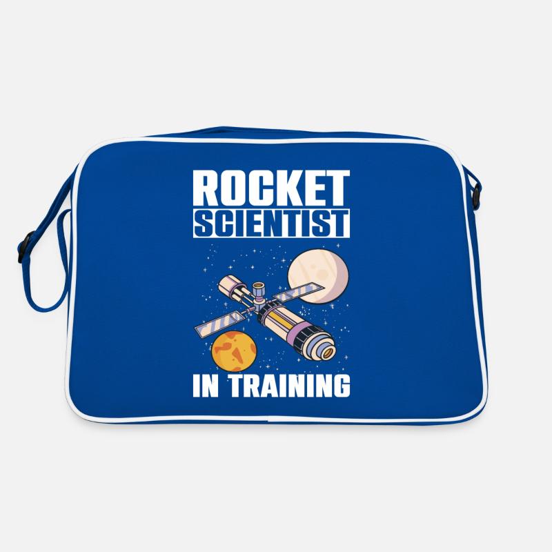 Rocket Scientist In Training Wissenschaft Studiert Retro Tasche