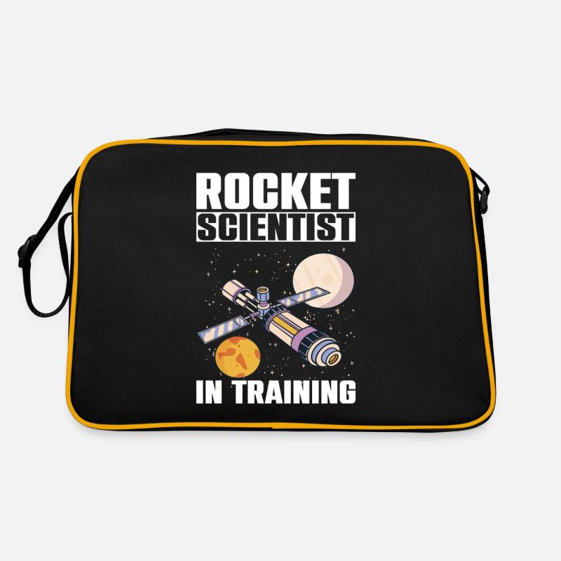 Rocket Scientist In Training Wissenschaft Studiert Retro Tasche