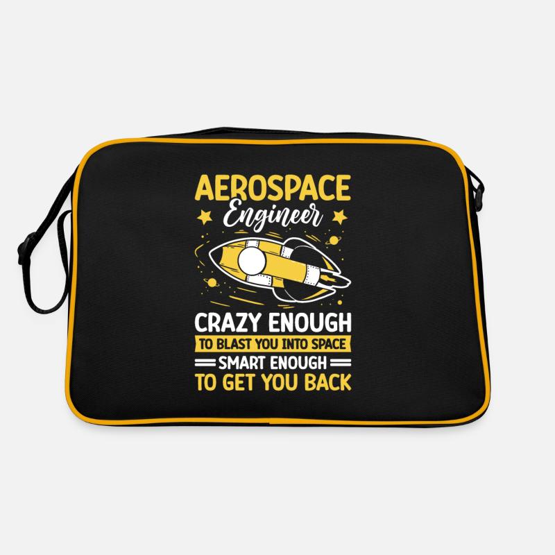 Aerospace Engineer Blast Into Space Get You Back Retro Tasche