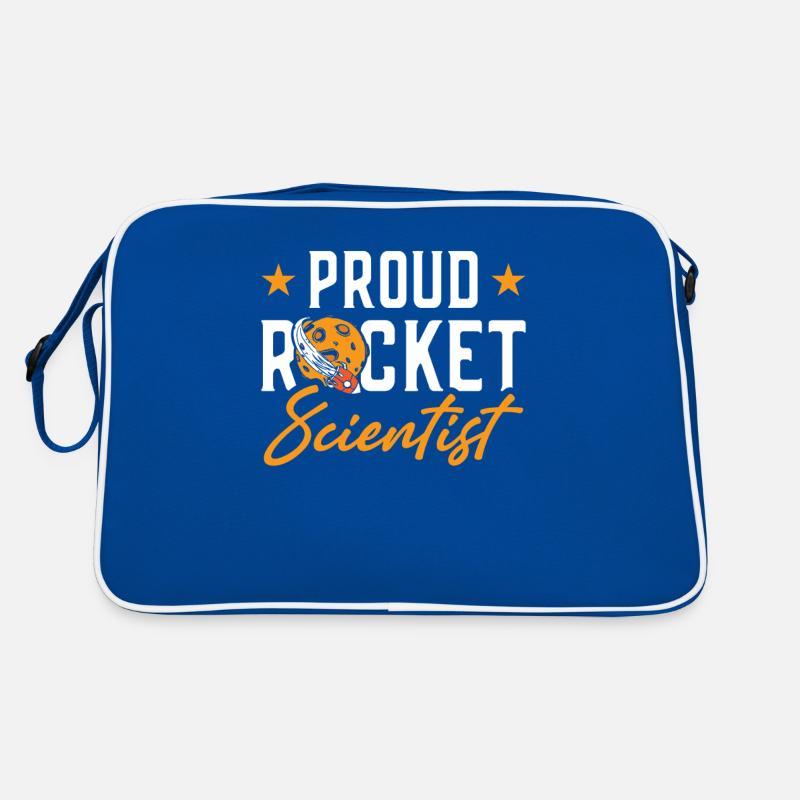 Fier cadeau de l’espace planète Rocket Scientist Sac Retro