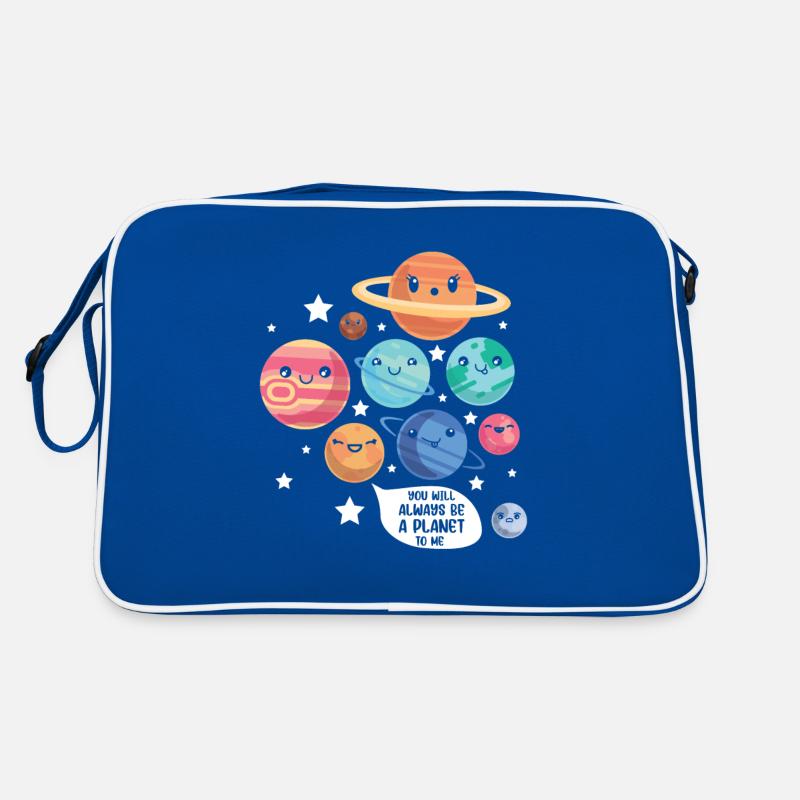Pluto Planet Witz Lustig Kosmonaut Galaxy Physiker Retro Tasche