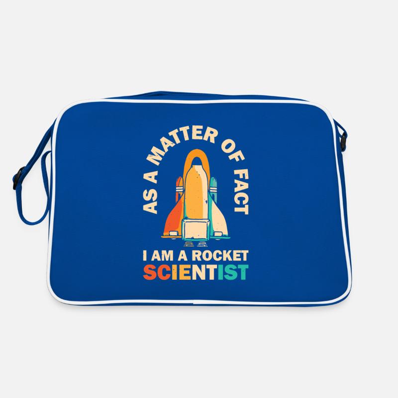 Retro Rocket Scientist Spaceman Space Shuttle Retro Bag