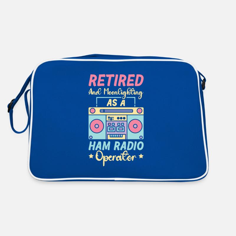 Radio Moderator Ruhestand Abschiedsparty Geschenk Retro Tasche
