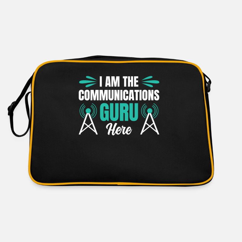 Communication Guru Radio Presenter Profession Retro Bag