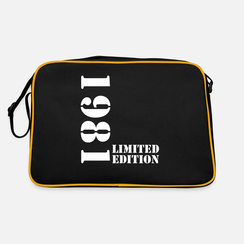 1981 Limited Edition Geburtstag Geschenk Frau Mann Retro Tasche