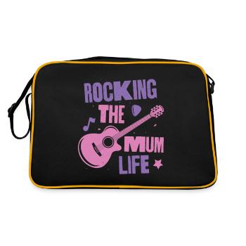 Faire basculer la vie de maman - Sac Retro - noir/or - Dos