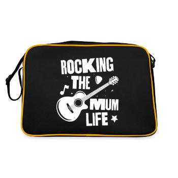 Faire basculer la vie de maman - Sac Retro - noir/or - Dos