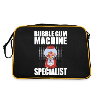 Bubble Gum Machine Specialist - Retro Bag - black/gold - Back