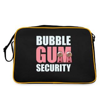 Bubble Gum Security Gumball Machine Gift - Retro Bag - black/gold - Back