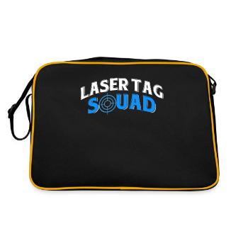 Cadeau de tournoi Laser Tag Squad Laser Tag - Sac Retro - noir/or - Dos