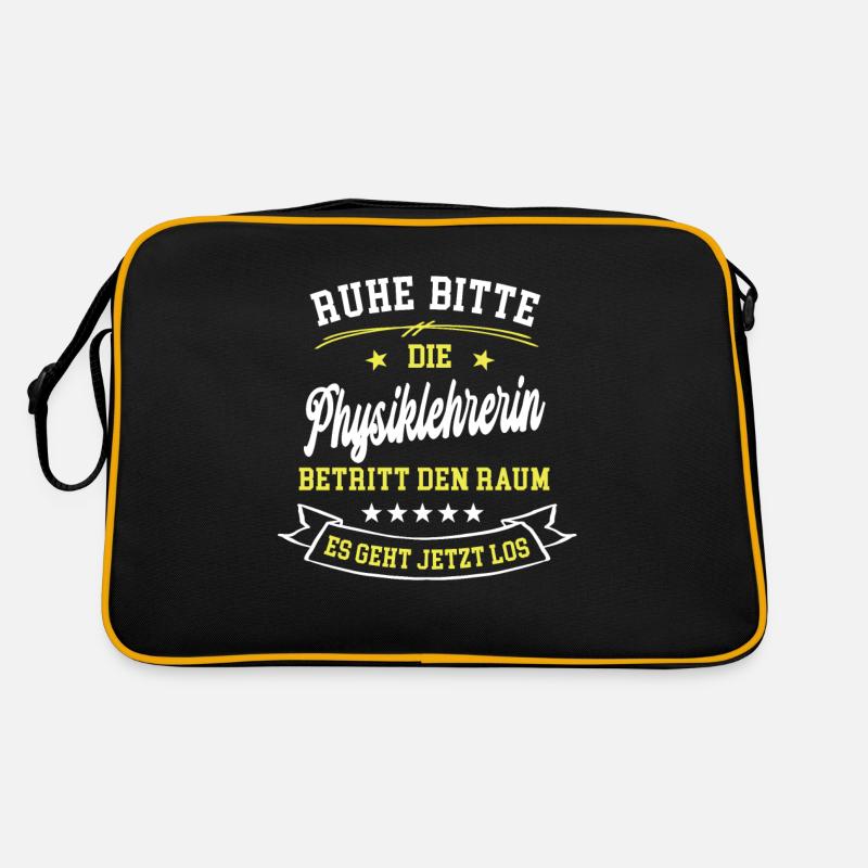 Physikerin Lehrerin Physik Physiklehrerin Physiker Retro Tasche