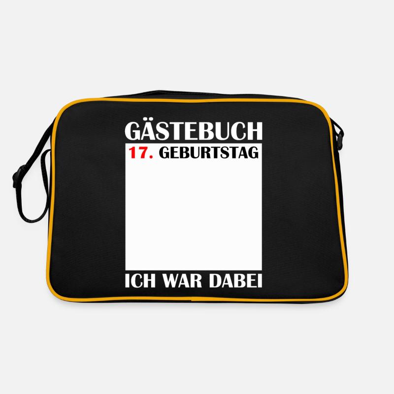 17. Geburtstag Mädchen 17 Jahre Jungen Geschenk Retro Tasche