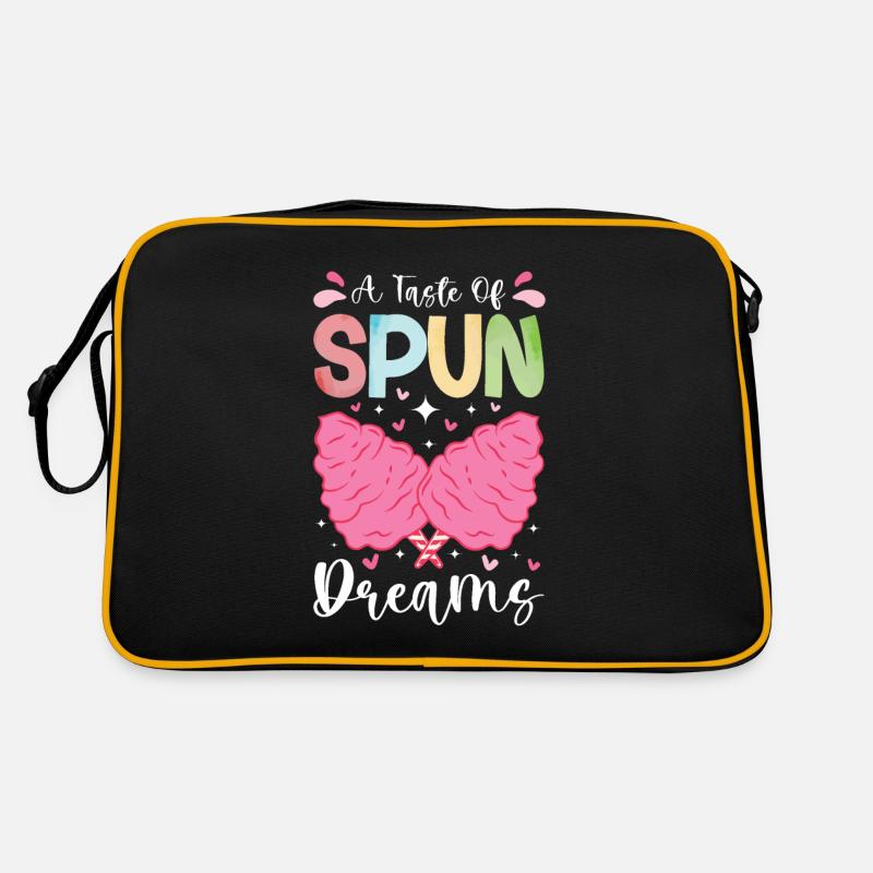 Cotton candy fairground funfair sweets Retro Bag