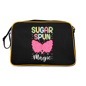 Sugar Spun Magic - Cotton Candy Gift for Kids - Retro Bag - black/gold - Back