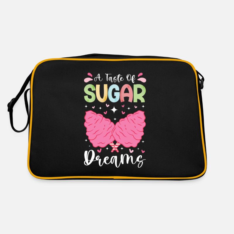 Cotton candy fairground funfair sweets Retro Bag