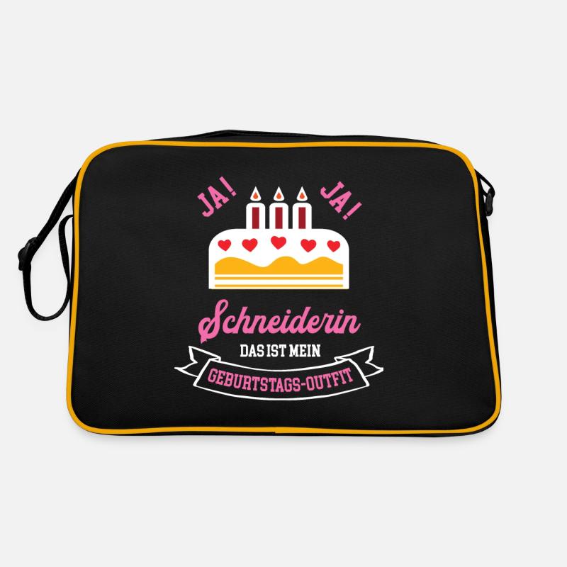 Schneiderin Geburtstag Geburtstagsgeschenk Chefin Retro Tasche