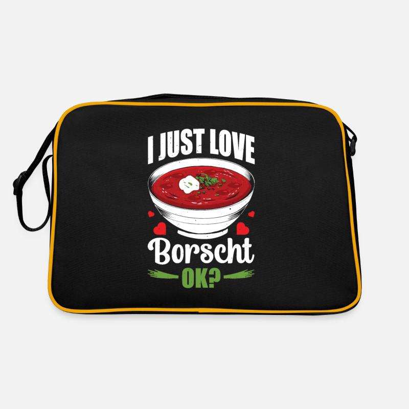 Soupe de betterave Base de légumes Bortsch Sac Retro