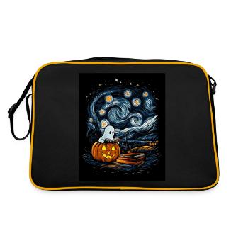 Cadeau d’Halloween Femmes Hommes Enfants Décoration - Sac Retro - noir/or - Dos