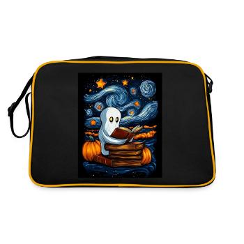 Cadeau d’Halloween Femmes Hommes Enfants Décoration - Sac Retro - noir/or - Dos