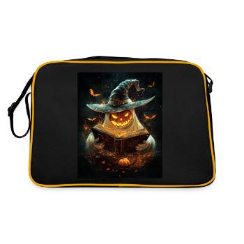 Cadeau d’Halloween Femmes Hommes Enfants Décoration - Sac Retro - noir/or - Dos