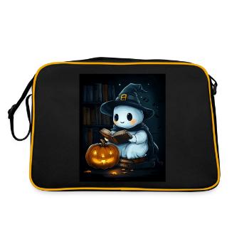 Cadeau d’Halloween Femmes Hommes Enfants Décoration - Sac Retro - noir/or - Dos