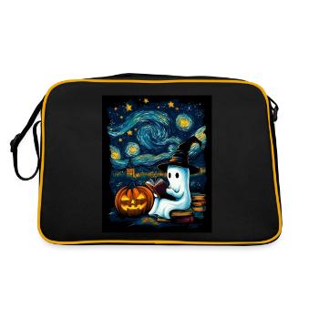 Cadeau d’Halloween Femmes Hommes Enfants Décoration - Sac Retro - noir/or - Dos