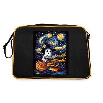Cadeau d’Halloween Femmes Hommes Enfants Décoration - Sac Retro - noir/or - Dos