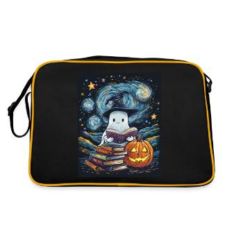 Cadeau d’Halloween Femmes Hommes Enfants Décoration - Sac Retro - noir/or - Dos