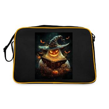 Cadeau d’Halloween Femmes Hommes Enfants Décoration - Sac Retro - noir/or - Dos