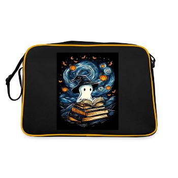 Cadeau d’Halloween Femmes Hommes Enfants Décoration - Sac Retro - noir/or - Dos