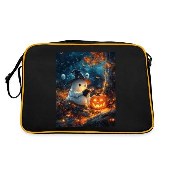 Cadeau d’Halloween Femmes Hommes Enfants Décoration - Sac Retro - noir/or - Dos