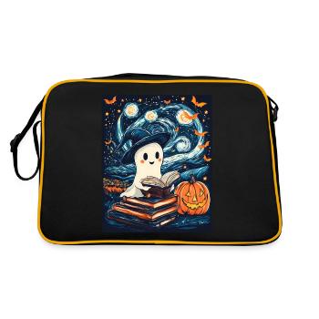 Cadeau d’Halloween Femmes Hommes Enfants Décoration - Sac Retro - noir/or - Dos