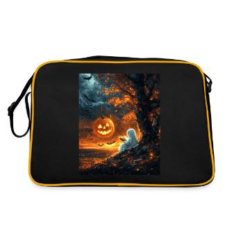 Cadeau d’Halloween Femmes Hommes Enfants Décoration - Sac Retro - noir/or - Dos