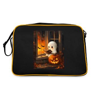 Cadeau d’Halloween Femmes Hommes Enfants Décoration - Sac Retro - noir/or - Dos