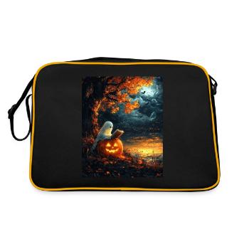 Cadeau d’Halloween Femmes Hommes Enfants Décoration - Sac Retro - noir/or - Dos