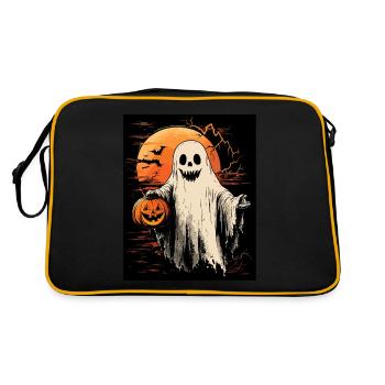 Cadeau d’Halloween Femmes Hommes Enfants Décoration - Sac Retro - noir/or - Dos