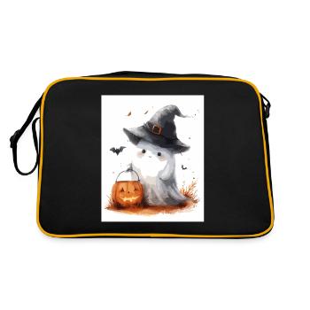 Cadeau d’Halloween Femmes Hommes Enfants Décoration - Sac Retro - noir/or - Dos